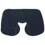 Подушка надувная под голову в чехле, темно-синий, фото 2