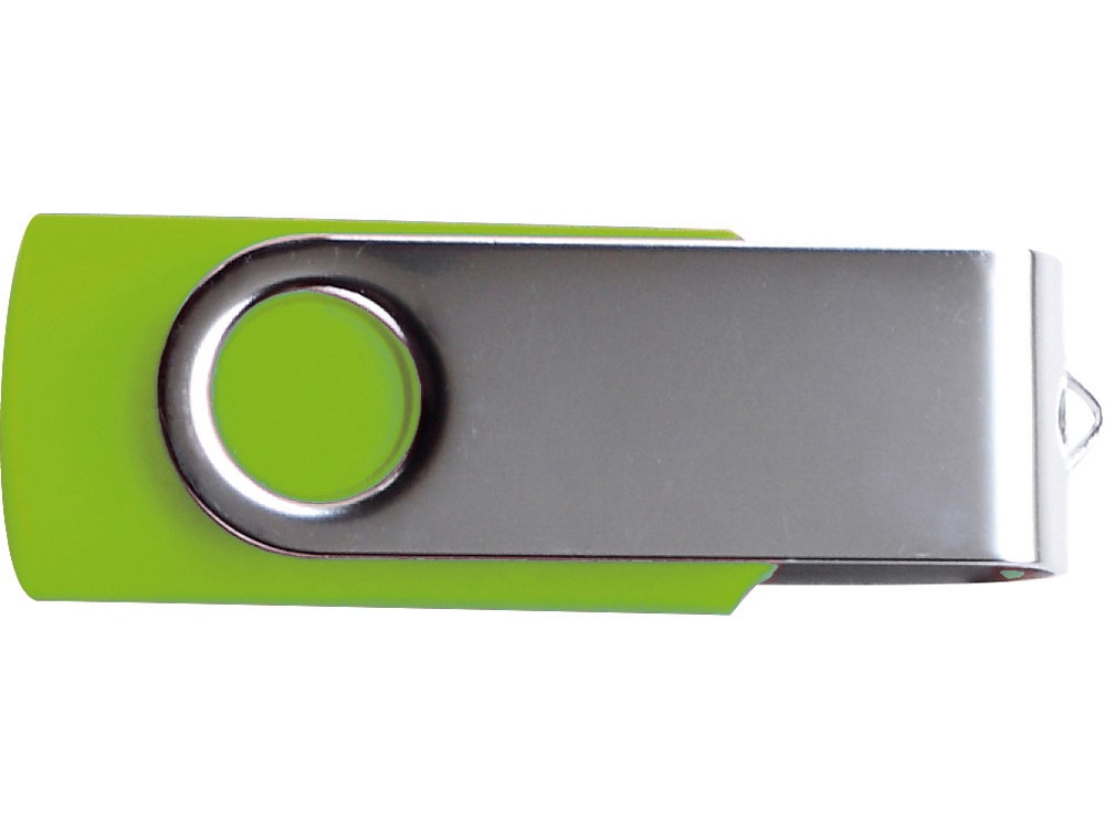 Флеш-карта USB 2.0 32 Gb Квебек, зеленое яблоко - купить оптом