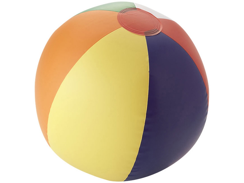 Мяч надувной пляжный Rainbow, многоцветный, разноцветный - купить оптом
