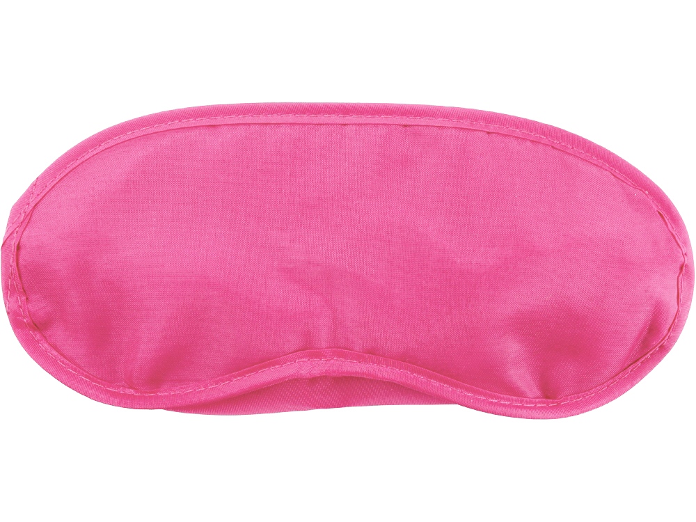Набор для путешествий Глэм, маска - светло-розовый, подушка, чехол - фуксия, беруши - оранжевый - купить оптом