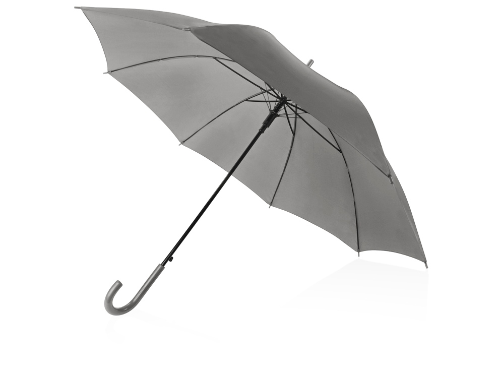 Зонт-трость Яркость, светло-серый - купить оптом