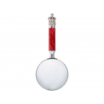 Набор Принц Уэльский : ручка шариковая, лупа, нож для бумаг, красный перламутр/серебристый, фото 2