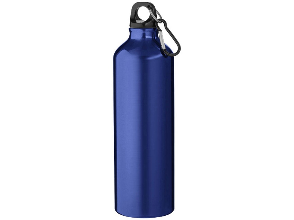 Алюминиевая бутылка для воды Oregon объемом 770 мл с карабином - Синий, синий - купить оптом