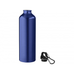 Алюминиевая бутылка для воды Oregon объемом 770 мл с карабином - Синий, синий, фото 1