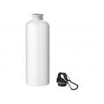 Алюминиевая бутылка для воды Oregon объемом 770 мл с карабином - Белый, белый, фото 1