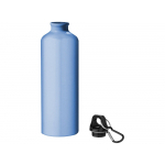 Алюминиевая бутылка для воды Oregon объемом 770 мл с карабином - Светло-синий, светло-синий, фото 1