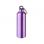 Алюминиевая бутылка для воды Oregon объемом 770 мл с карабином - Пурпурный, пурпурный, фото 1