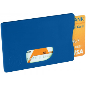 Защитный RFID чехол для кредитной карты, ярко-синий - купить оптом