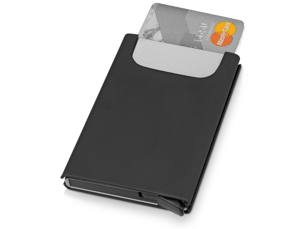 Держатель для карт Verlass c RFID-защитой, черный - купить оптом
