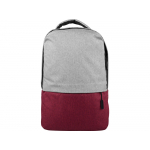 Рюкзак Fiji с отделением для ноутбука, серый/бордовый 208C, фото 3
