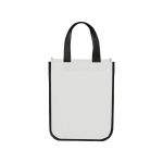 Маленькая ламинированная сумка для покупок, белый, фото 2