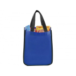 Маленькая ламинированная сумка для покупок, ярко-синий, фото 1
