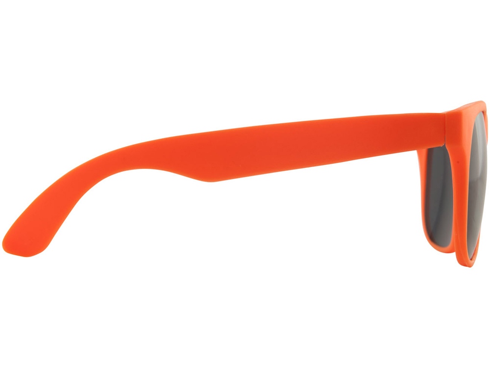 Солнцезащитные очки Retro - сплошные, неоново-оранжевый - купить оптом