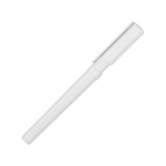Ручка пластиковая шариковая трехгранная Nook с подставкой для телефона в колпачке, белый, фото 2