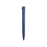 Ручка металлическая шариковая Bevel, синий/черный, фото 3