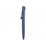 Ручка металлическая шариковая Bevel, синий/черный, фото 4