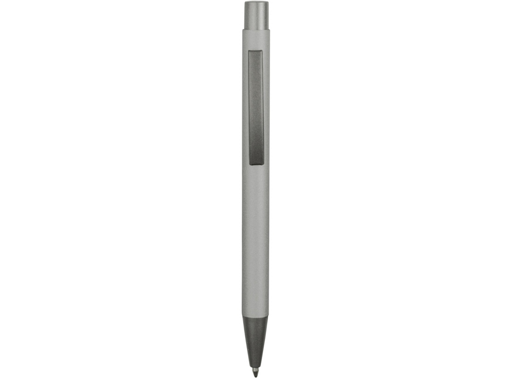Ручка металлическая soft touch шариковая Tender, серебристый/серый - купить оптом