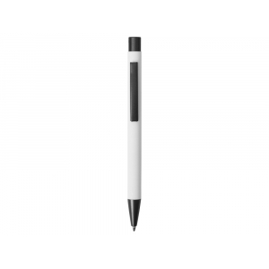 Ручка металлическая soft touch шариковая Tender, белый/серый - купить оптом
