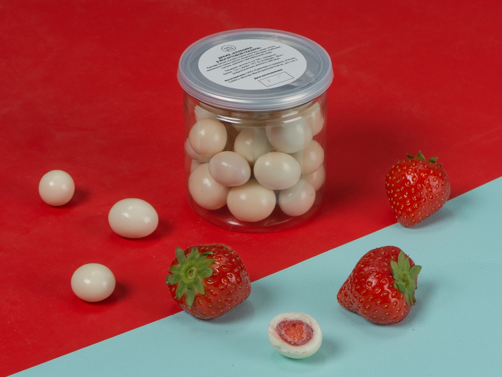 Сувенирный набор Клубника в йогуртовой глазури - купить оптом