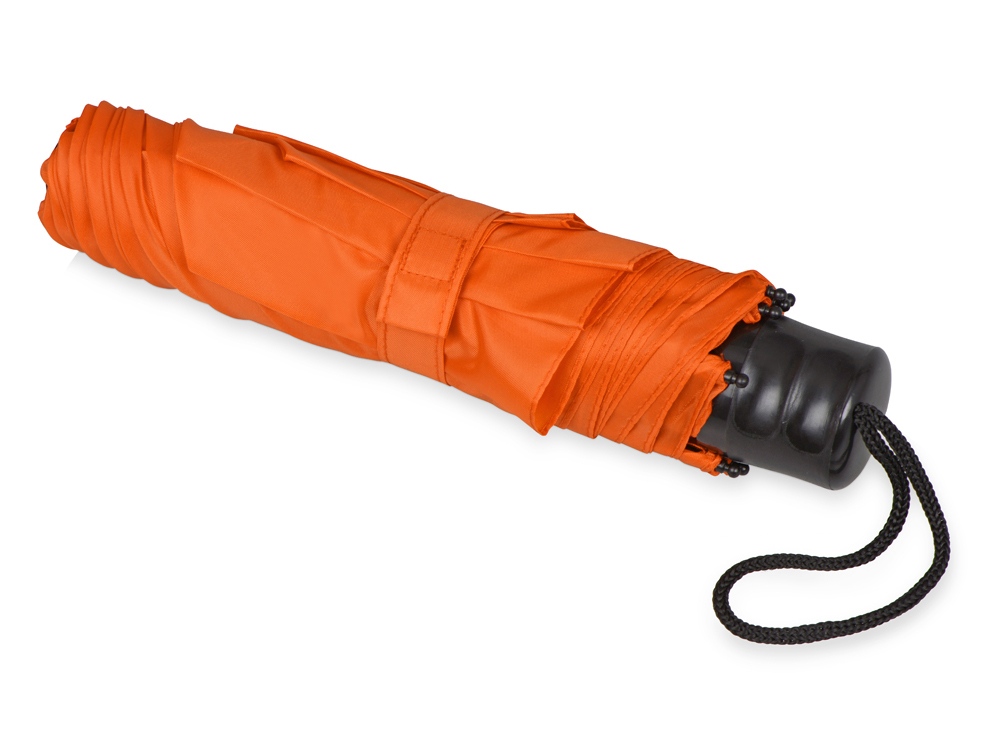 Зонт складной Columbus, механический, 3 сложения, с чехлом, оранжевый - купить оптом