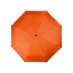 Зонт складной Columbus, механический, 3 сложения, с чехлом, оранжевый, фото 4