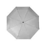 Зонт складной Columbus, механический, 3 сложения, с чехлом, серый, фото 4