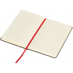 Блокнот Color линованный А5 в твердой обложке с резинкой, серый/красный, фото 1