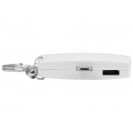 Портативное зарядное устройство-брелок Saver, 600 mAh, белый, фото 3