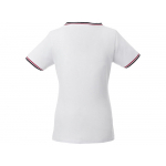 Женская футболка Elbert с коротким рукавом, белый/темно-синий/красный, фото 2