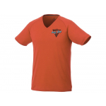 Модная мужская футболка Amery с коротким рукавом и V-образным вырезом, оранжевый, фото 3