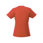 Модная женская футболка Amery  с коротким рукавом и V-образным вырезом, оранжевый, фото 2