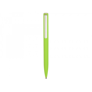 Ручка шариковая пластиковая Bon с покрытием soft touch, зеленое яблоко - купить оптом