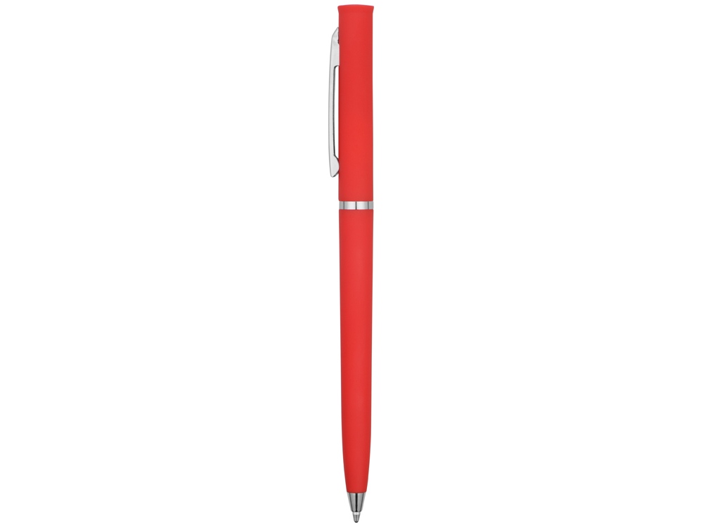 Ручка шариковая Navi soft-touch, красный - купить оптом