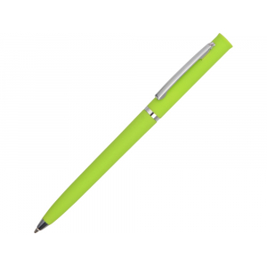 Ручка шариковая Navi soft-touch, зеленое яблоко - купить оптом
