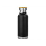 Медная спортивная бутылка с вакуумной изоляцией Thor объемом 480 мл, черный, фото 2