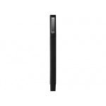 Ручка шариковая пластиковая Quadro Soft, квадратный корпус с покрытием софт-тач, черный, фото 2