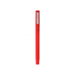 Ручка шариковая пластиковая Quadro Soft, квадратный корпус с покрытием софт-тач, красный, фото 2