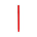 Ручка шариковая пластиковая Quadro Soft, квадратный корпус с покрытием софт-тач, красный, фото 4