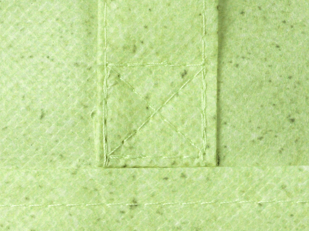 Сумка-шоппер Wheat из переработанного пластика 80gsm, 30.5*33*12.5cm, зеленый - купить оптом