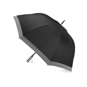 Зонт-трость Reflect полуавтомат, в чехле, черный (Р) - купить оптом