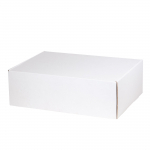 Подарочная коробка универсальная средняя, белая, 345 х 255 х 110мм, фото 1
