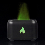 Увлажнитель-ароматизатор Fire Flick с имитацией пламени, черный, фото 9