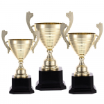 Кубок Floretta Oval, малый, золотистый, фото 3