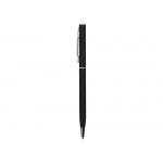 Ручка металлическая шариковая Атриум с покрытием софт-тач, черный, фото 2
