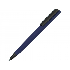 Ручка пластиковая шариковая C1 софт-тач, темно-синий - купить оптом