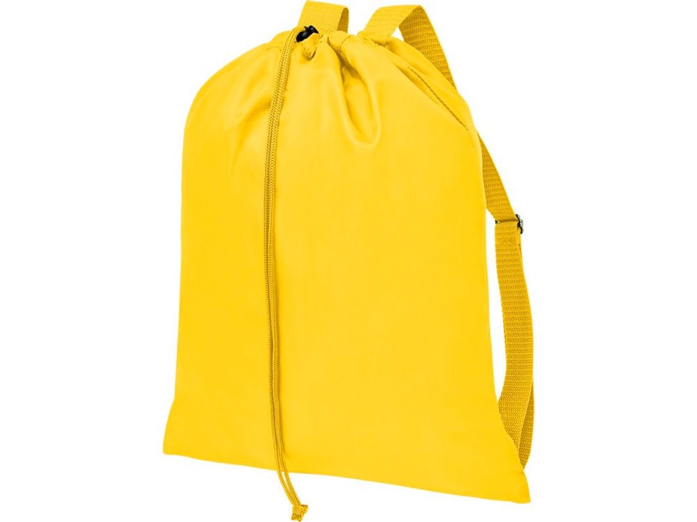 Рюкзак со шнурком и затяжками Oriole, желтый - купить оптом