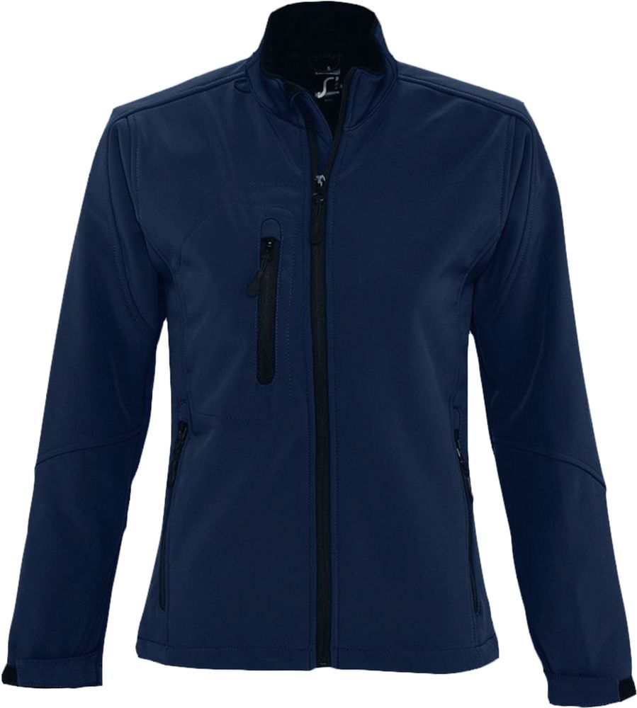 Куртка женская на молнии Roxy 340 темно-синяя - купить оптом