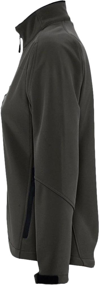 Куртка женская на молнии Roxy 340 темно-серая - купить оптом