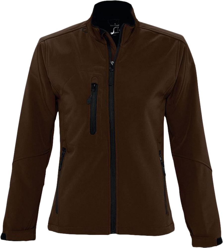 Куртка женская на молнии Roxy 340 коричневая - купить оптом