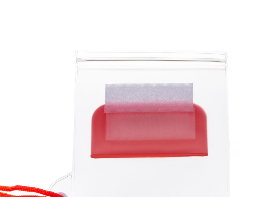 Влагостойкий чехол Repel, красный прозрачный - купить оптом